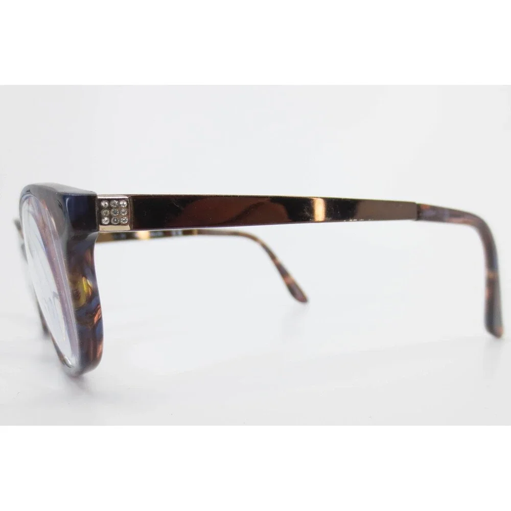 Marcolin MA5010 047 Tortoise Cat Eye Eyeglasses Rhinestone Accents 51-15-135